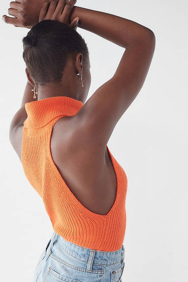 Jenna Turtleneck Sweater Tank Top